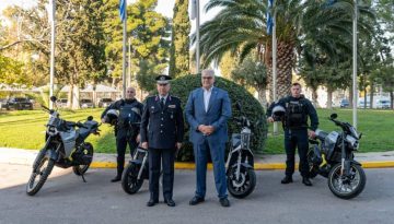 ΕΛ.ΑΣ.: Με το ελληνικό scooter η περιπολία σε αρχαιολογικούς χώρους