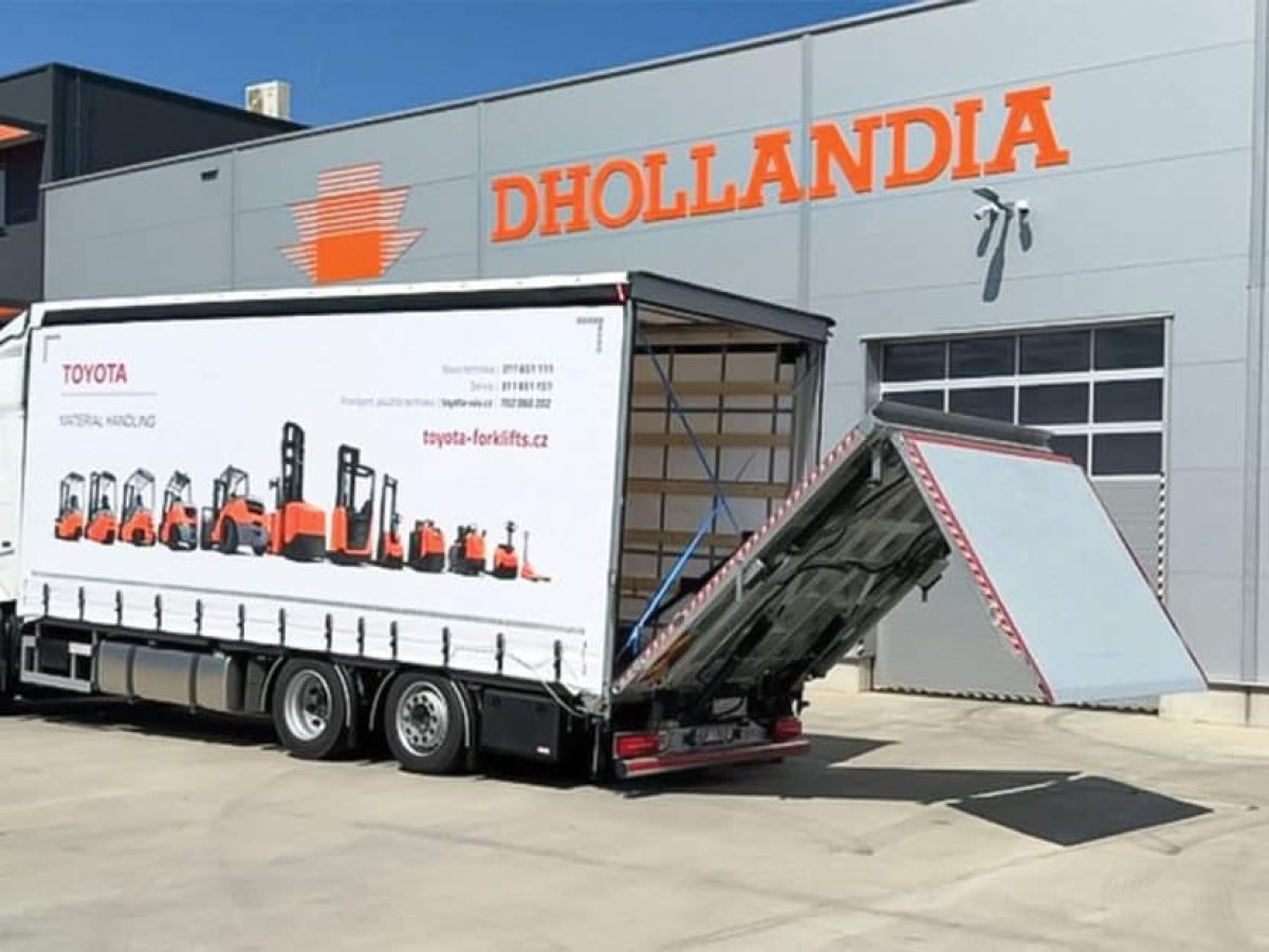 Ράμπα 9 τ. DHOLLANDIA με επέκταση/ αναδίπλωση