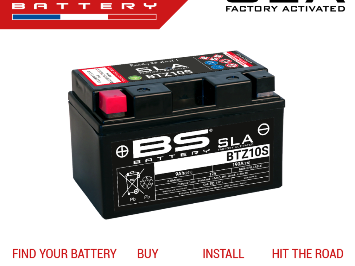 BS Battery SLA: Πλήρης γκάμα μπαταριών μοτοσυκλετών