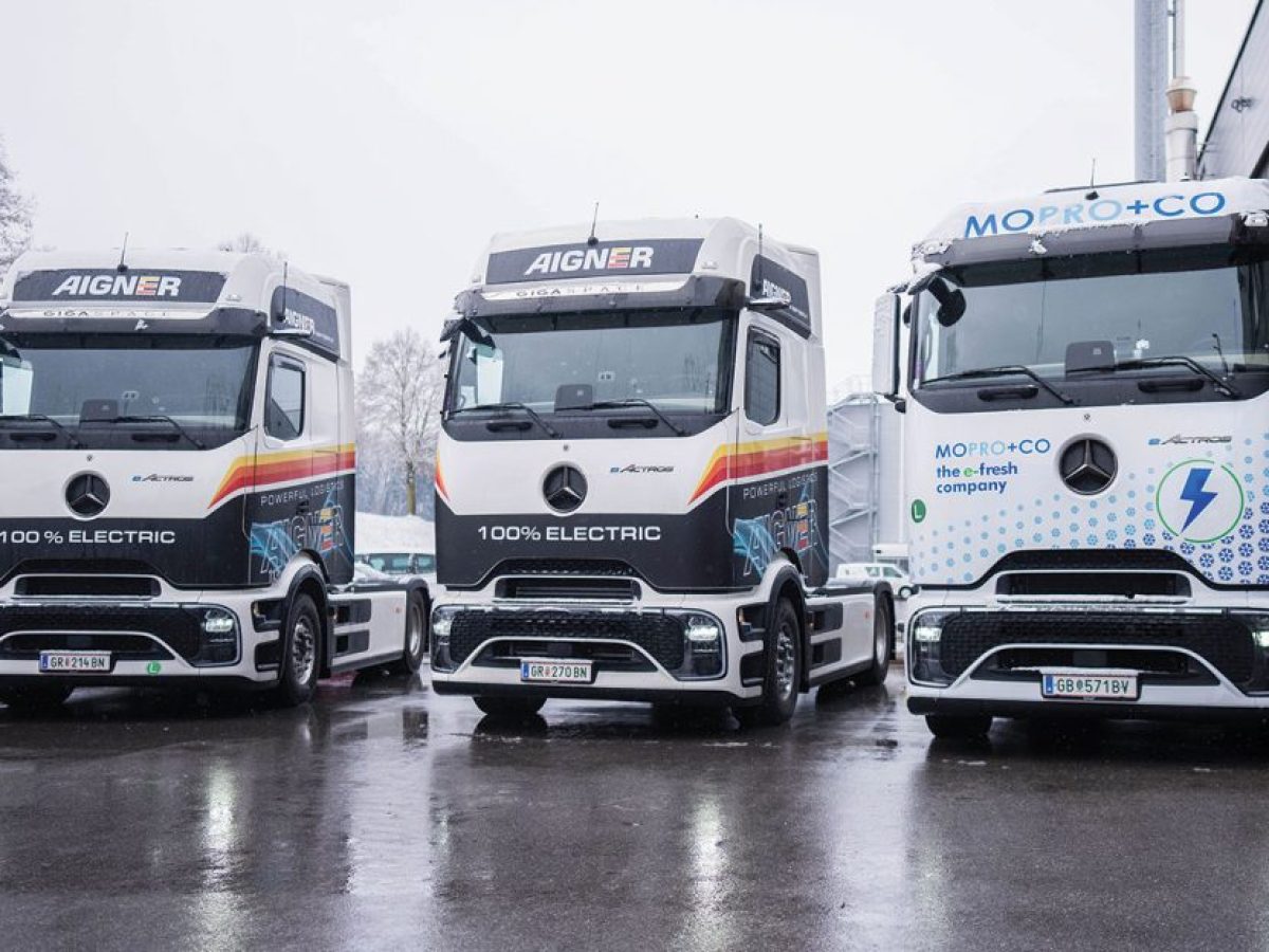 Η Lidl Αυστρίας με eActros 600