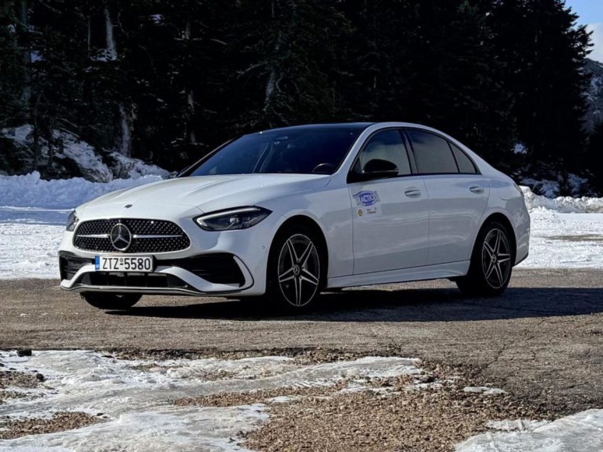 Στην Αράχωβα με την Plug-In υβριδική Mercedes C-Class – 381 ίπποι και τετρακίνηση