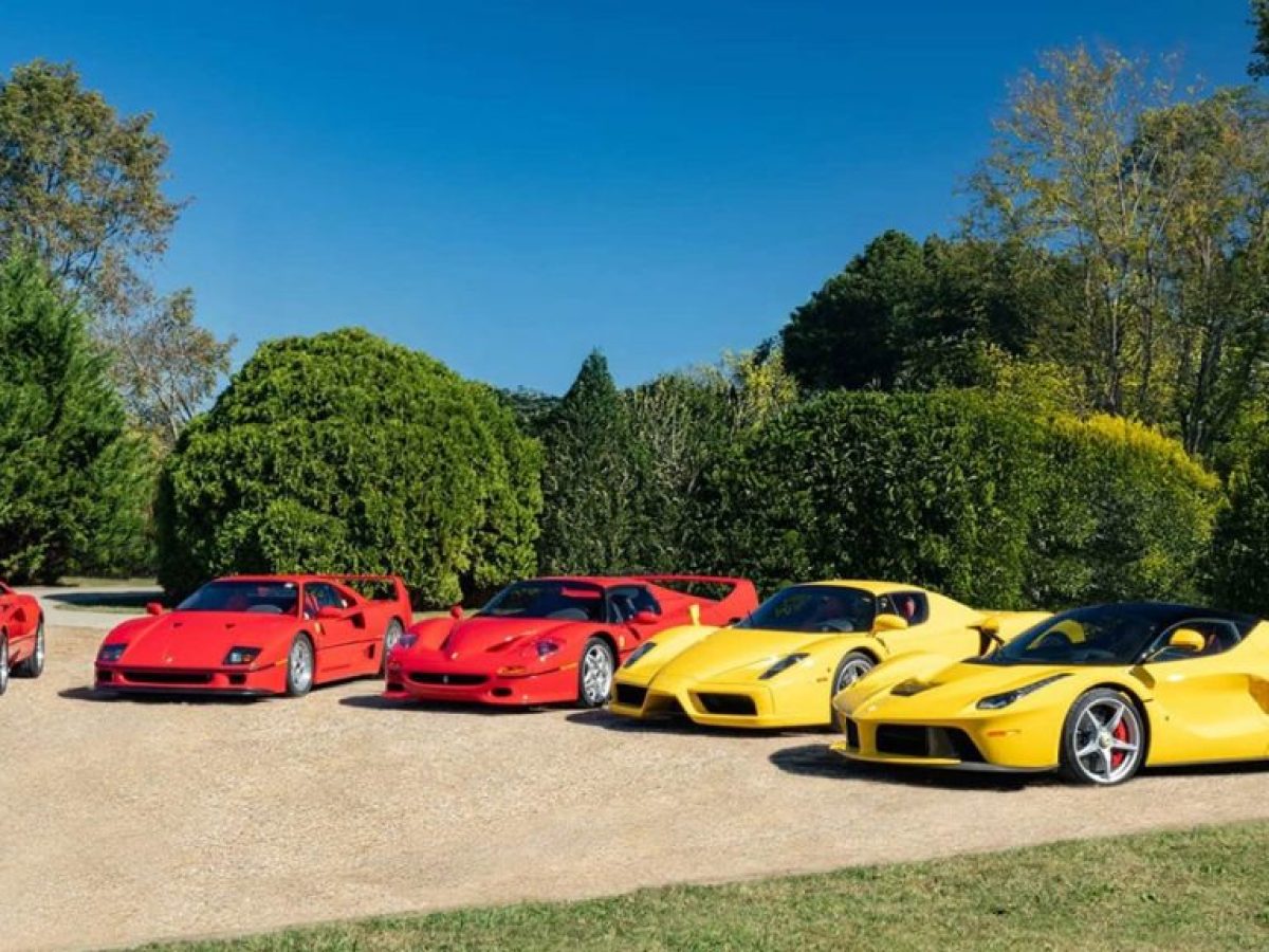 Στο σφυρί μία ανεπανάληπτη συλλογή με 46 Ferrari σε…  κατάσταση βιτρίνας