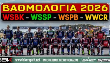 ΒΑΘΜΟΛΟΓΙΑ WSBK – WSSP – WSPB – WWCR για το 2026