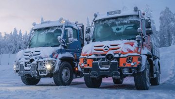 Δοκιμές στους πάγους για στρατιωτικά Mercedes-Benz