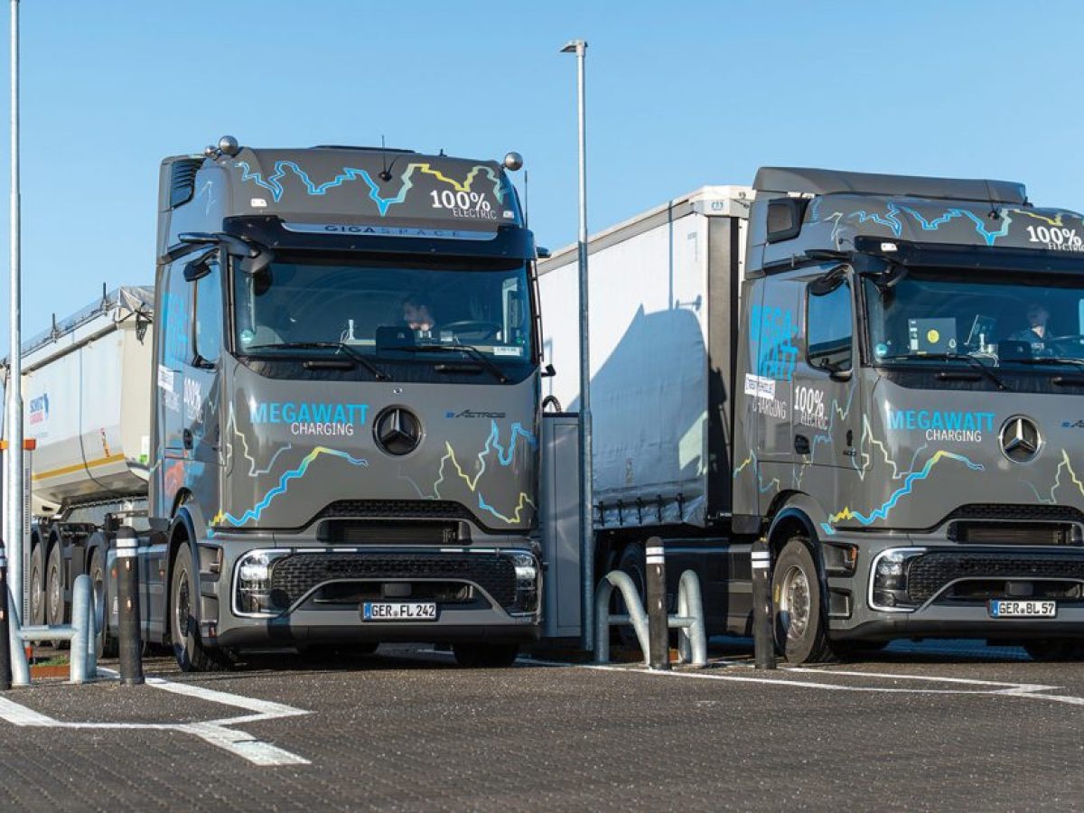 Φόρτιση μεγαβάτ για τα ηλεκτρικά eActros 600