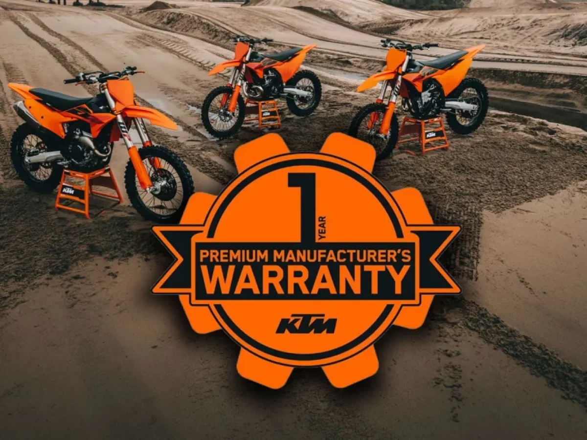 KTM: 1 έτος εργοστασιακή εγγύηση σε όλα τα χωμάτινα μοντέλα 2027
