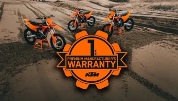 KTM: 1 έτος εργοστασιακή εγγύηση σε όλα τα χωμάτινα μοντέλα 2027