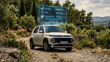 &Delta;&omicron;&kappa;&iota;&mu;ά&zeta;&omicron;&upsilon;&mu;&epsilon; &tau;&omicron; Hyundai Inster &ndash; Έ&phi;&tau;&alpha;&sigma;&epsilon; &sigma;&tau;&alpha; &pi;&rho;ώ&tau;&alpha; 1.000 &chi;&lambda;&mu;. &mu;&epsilon; &mu;έ&sigma;&eta; &kappa;&alpha;&tau;&alpha;&nu;ά&lambda;&omega;&sigma;&eta; 12,9 kWh/100 &chi;&lambda;&mu;