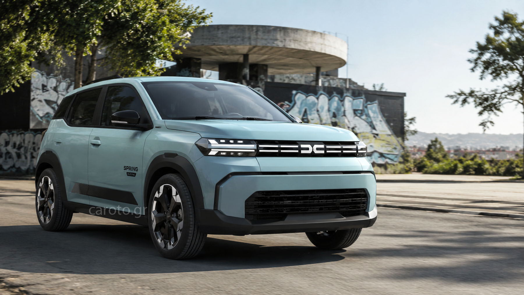 new-dacia-spring-2027-electric-city-suv-rendering-1