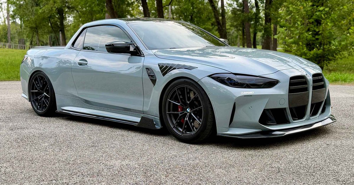 Μία BMW M4 Competition έγινε pick-up και πουλήθηκε σε εντυπωσιακή τιμή! (photos)