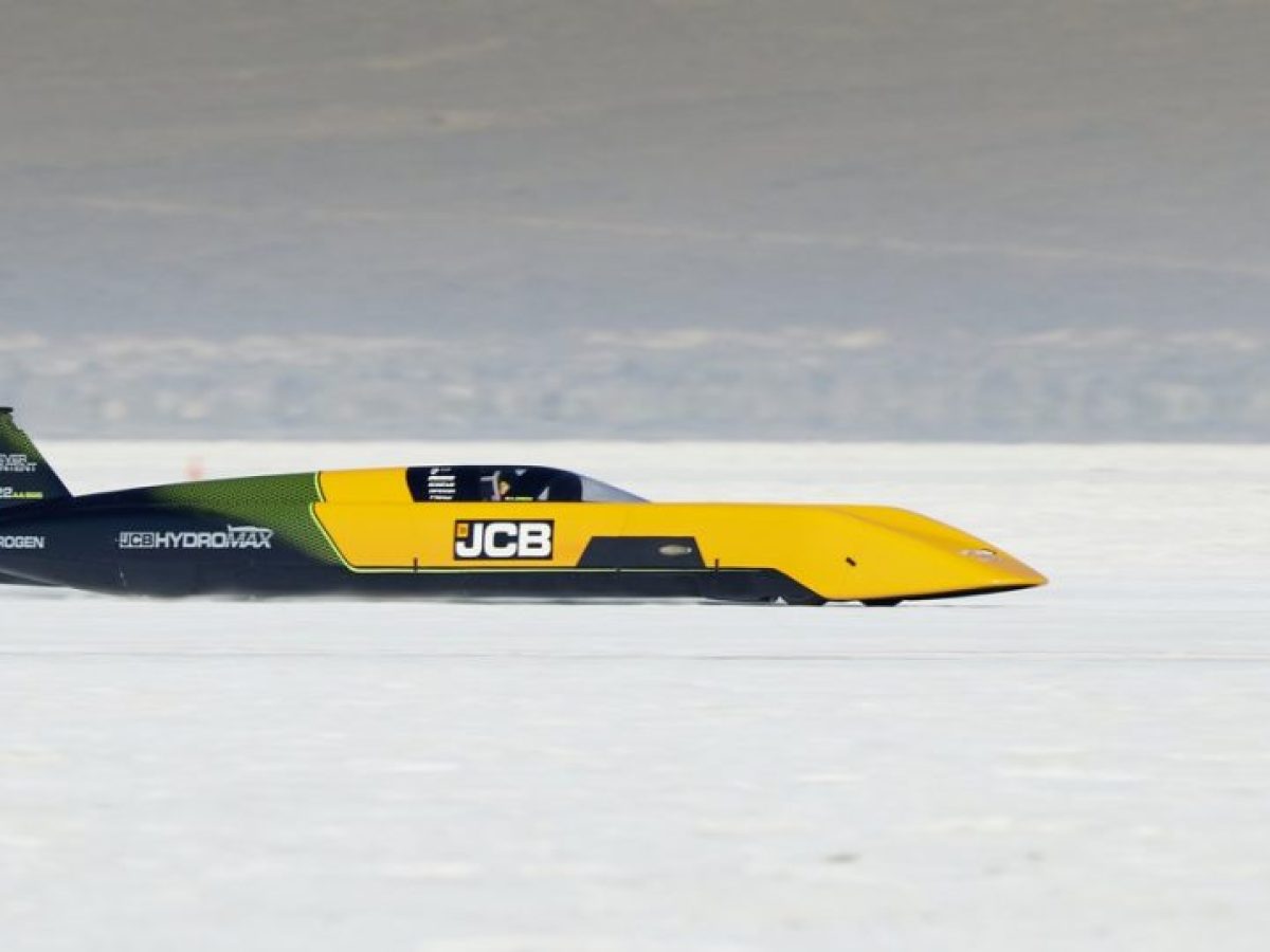 JCB Hydromax: Παγκόσμιο ρεκόρ ταχύτητας με υδρογόνο στα 653,9 km/h (video)